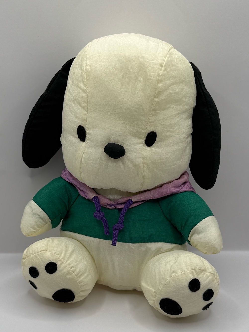 Vintage Sanrio Pochacco Nylon Plush Hello Kitty 1989, 1966